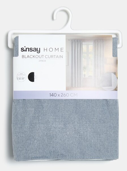 Sinsay - Set zamračujućih zavjesa s trakom 2 pack