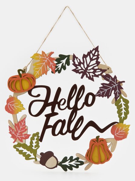 Sinsay - Jesenska viseća dekoracija s natpisom „Hello Fall“
