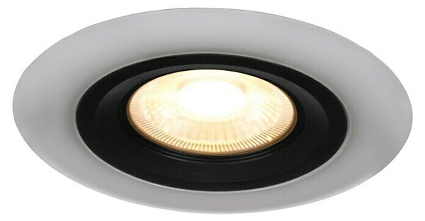 Eglo LED ugradbena svjetiljka Calonge (Topla bijela, Promjer: 10 cm, 1 Kom., Crna)