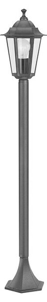 Eglo Laterna 4 Vanjska stajeća svjetiljka (60 W, Boja kućišta: Crne boje, 20,5 x 100 cm, Bez izvora svjetlosti)