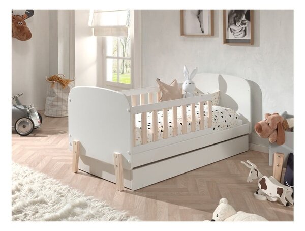 Bijeli krevetić Vipack Toddler, 70 x 140 cm