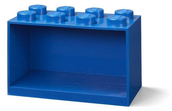 Dječja plava zidna polica LEGO® Brick 8