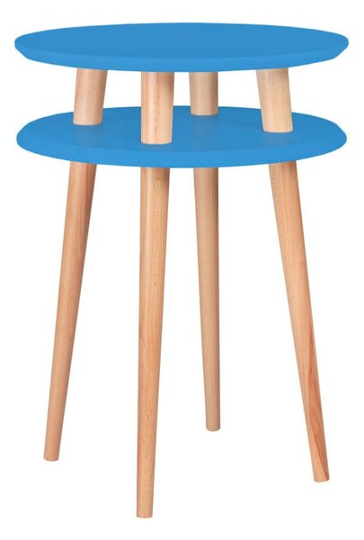 Plavi pomoćni stolić Ragaba Ufo, ⌀ 45 cm