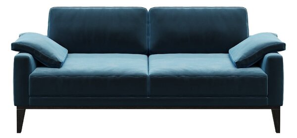 Plavi baršunasti kauč MESONICA Musso, 173 cm