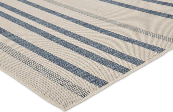 Tepih Terrace White Azure Stripe