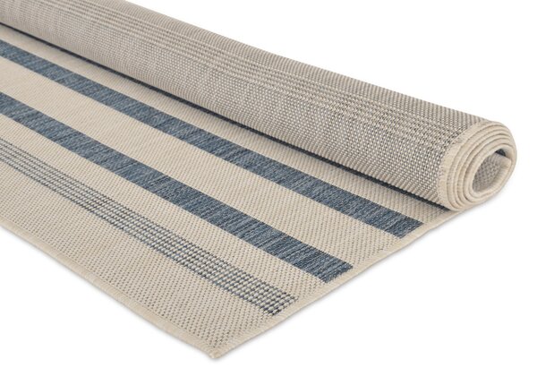 Tepih Terrace White Azure Stripe