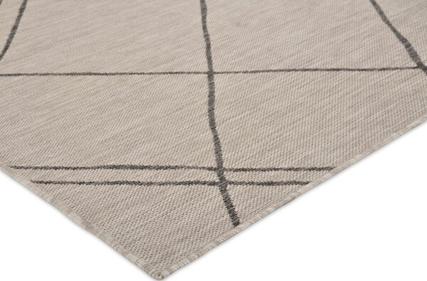 Tepih Terrace Light Grey Dark Lines