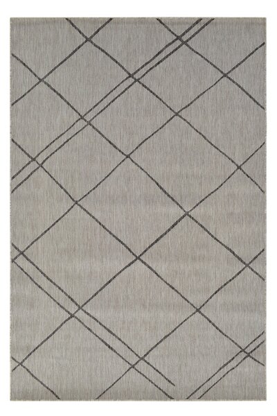 Tepih Terrace Light Grey Dark Lines
