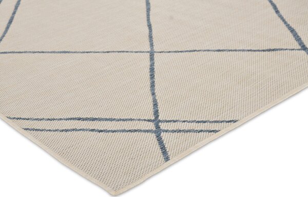 Tepih Terrace Cream Blue Lines