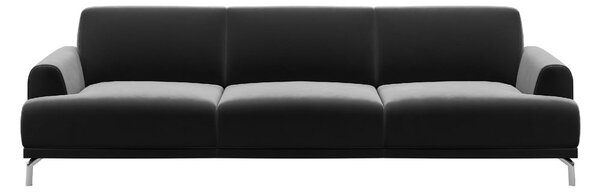 Tamnosiva sofa od baršuna MESONICA Puzo, 240 cm