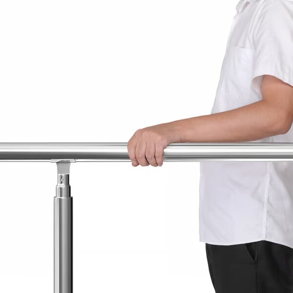 Rukohvat za stepenice od nehrđajućeg čelika s 4 prečke dĺžka 100 cm