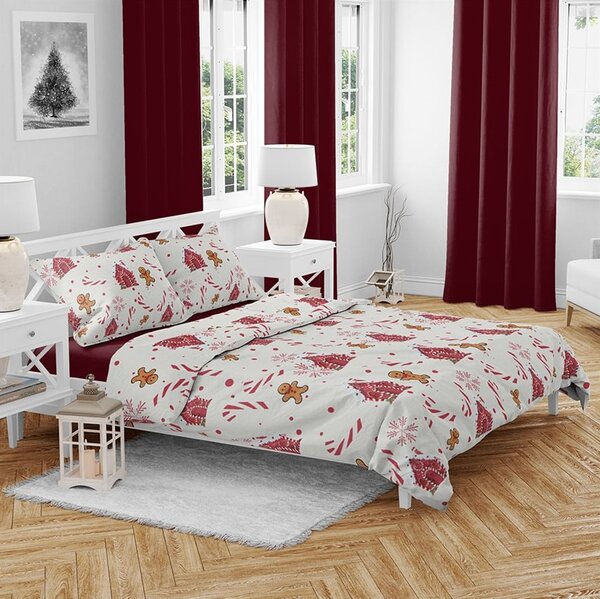 Pamuk posteljina GINGER REST bijela Dimenzije posteljine: 70 x 90 cm | 140 x 200 cm