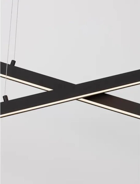 X-LINE VISILICA LED 40W/3000K/1428lm/DIMM/IP20/CRNA NL9060920