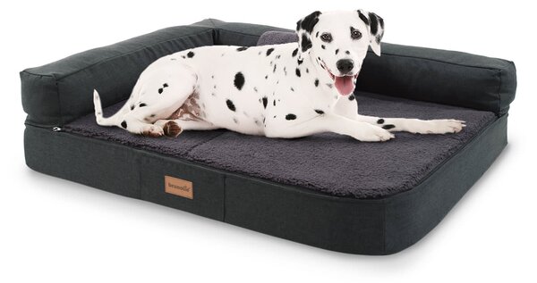 Brunolie Odin, krevet za psa, podloga za psa, periva, ortopedska, protuklizna, prozračna, memorijska pjena, veličina M (100 × 12 × 80 cm)