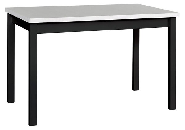 Stol na razvlačenje Luca 80 x 120+150 I (bijela L) (crna)