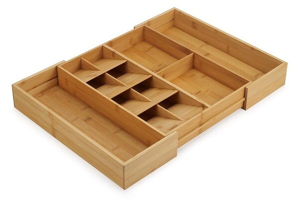 Prilagodljiv organizator pribora od bambusa u prirodnoj boji 32 x 40 cm DrawerStore Bamboo – Joseph Joseph