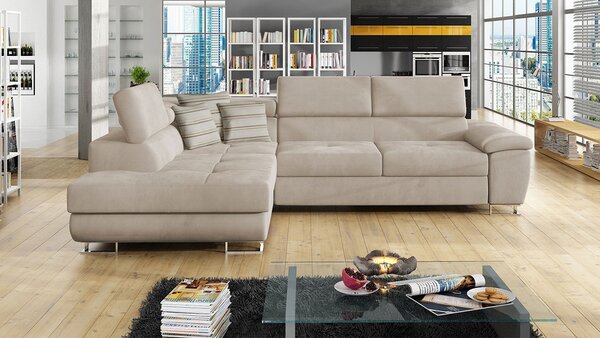 Kutna garnitura Alphard (L) (Uttario Velvet 2979 + Uttario Velvet 2979 + Senegal 825)