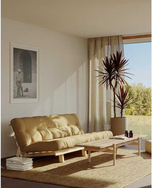 Kauč na rasklapanje Karup Design Lean Raw Beige