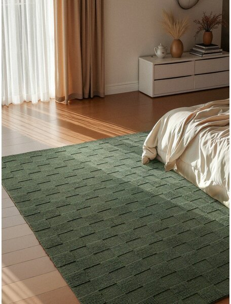 Tamno zeleni ručno rađen vunen tepih 120x170 cm Scala – Villeroy&Boch