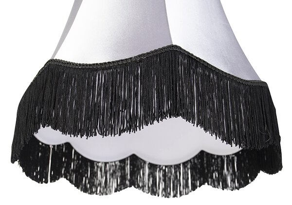 Sjenilo od svile crno s sivom 45 cm - Granny