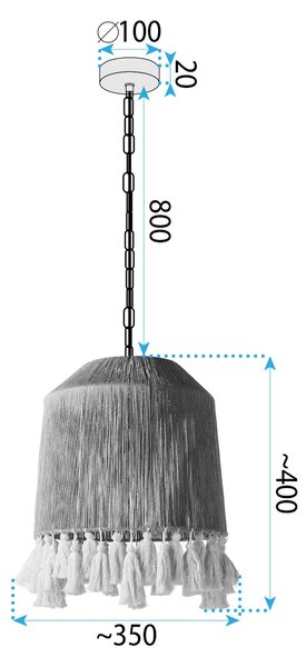 Luster APP1734-1CP 30 cm