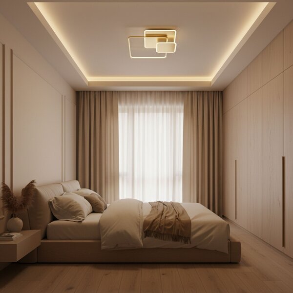 Stropni luster APP1713-C GOLD LED