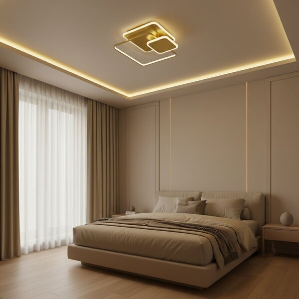 Stropni luster APP1713-C GOLD LED