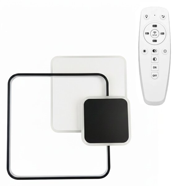 Stropni luster APP1712-C BLACK LED