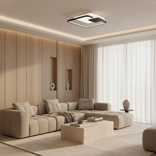 Stropni luster APP1712-C BLACK LED