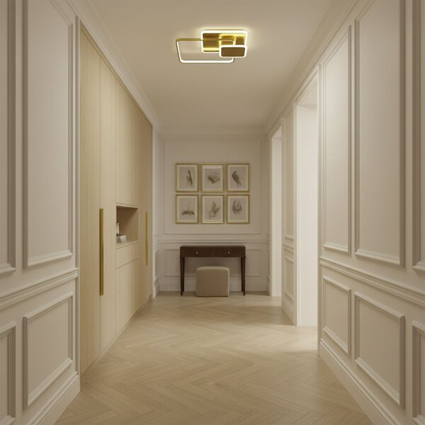 Stropni luster APP1714-C Brush Gold LED