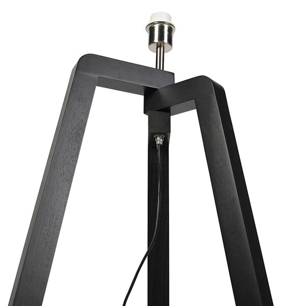 Podna lampa crna bez sjenila - Puros