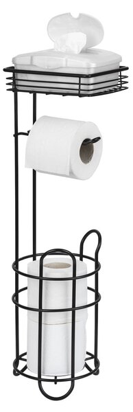 Crni željezan držač za WC papir – Wenko