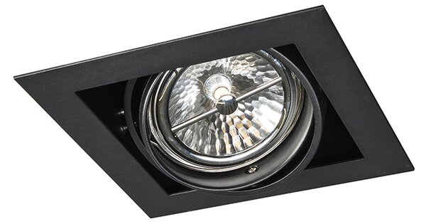 Ugradbena svjetiljka crna G53 111mm podesiva - Oneon