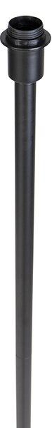 Moderna podna lampa crna bez sjenila 149 cm - Simplo