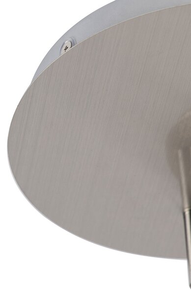 Moderno kupaonsko reflektorsko svjetlo čelik 2-svjetla IP44 - Ducha