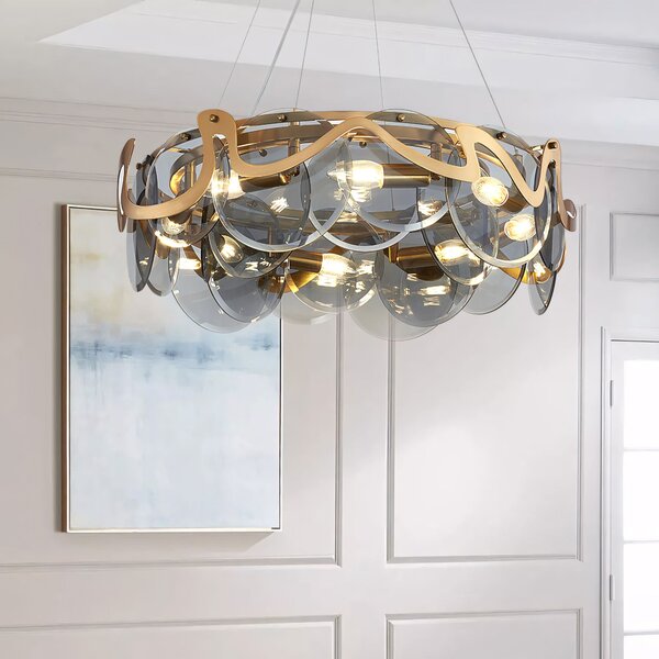 Luster APP1545-8CP Brush Gold / Grey