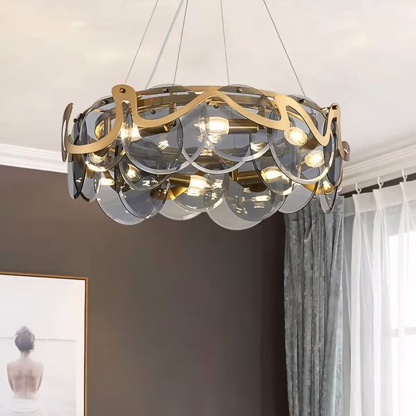 Luster APP1545-8CP Brush Gold / Grey