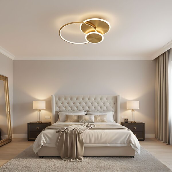 Stropni luster APP1711-C Brush Gold LED