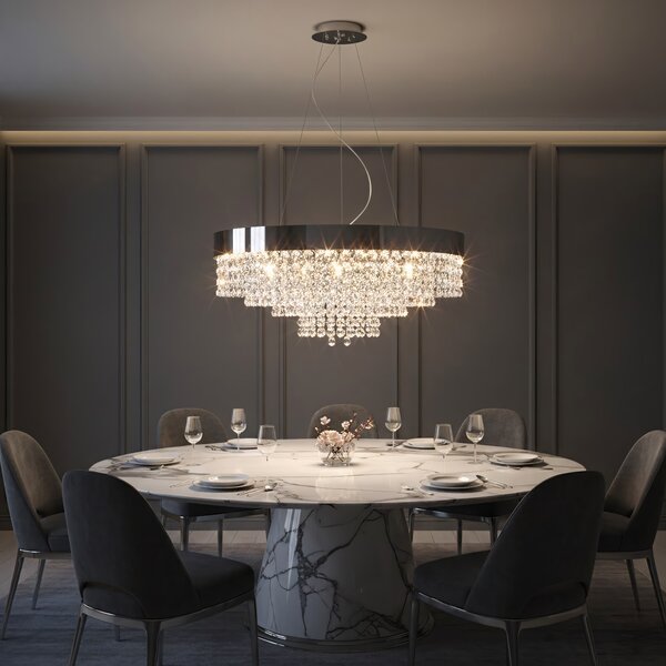 Luster APP1786-16CP 60 cm Chrome