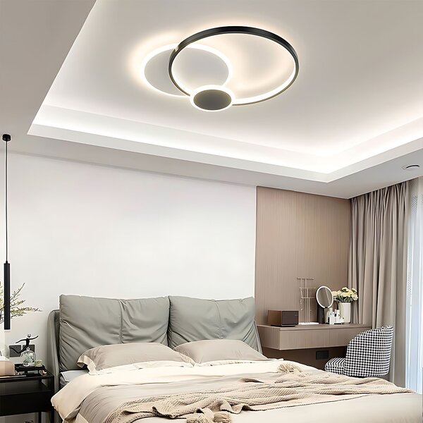 Stropni luster APP1709-C Black LED