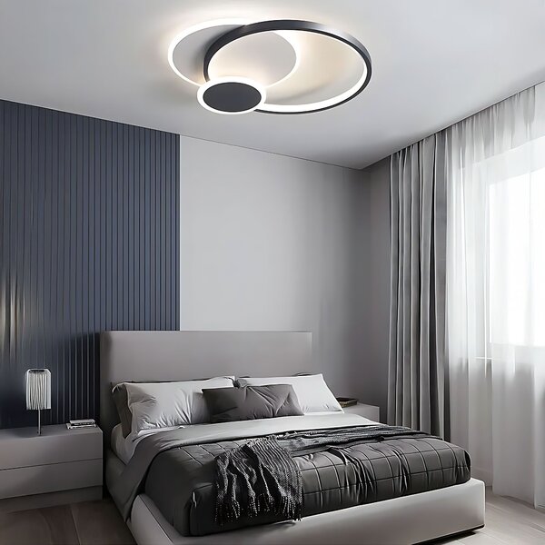 Stropni luster APP1709-C Black LED