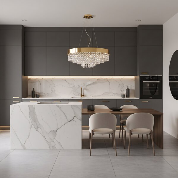 Luster APP1787-16CP 60 cm Gold
