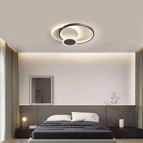 Stropni luster APP1709-C Black LED