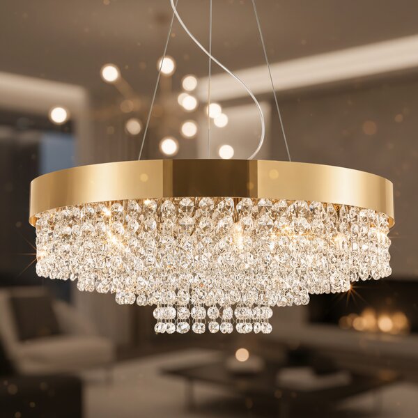 Luster APP1787-16CP 60 cm Gold