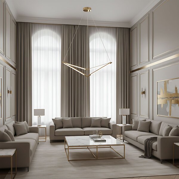 Luster LED APP1776-CP Brush Gold