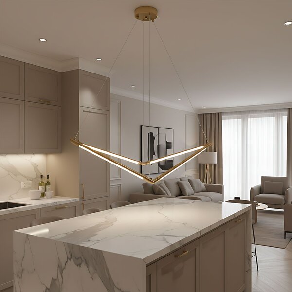 Luster LED APP1776-CP Brush Gold
