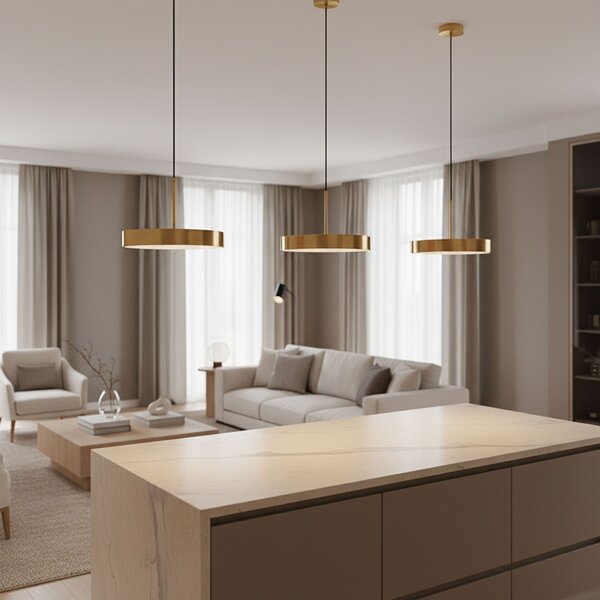 LED svijetiljka APP1687-1CP 30CM BRUSH GOLD