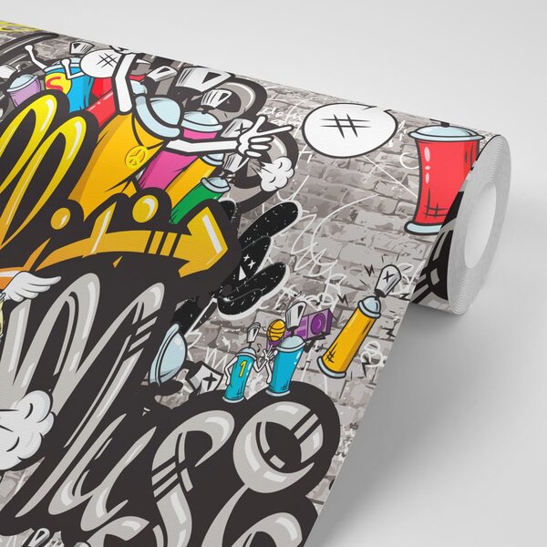 Tapeta šareni graffiti