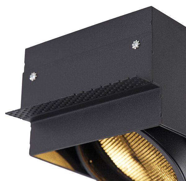 Ugradbeni reflektor crni GU10 AR111 bez okvira - Oneon Honey