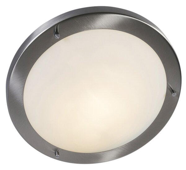 Moderna stropna svjetiljka čelik 31 cm IP44 - Yuma